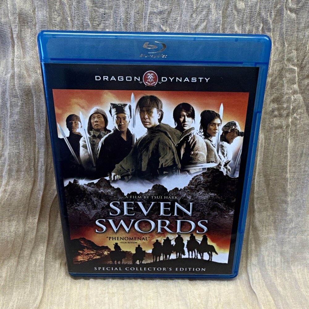 Seven Swords Blu-ray Special Collector's Ed Dragon Dynasty Li Yen Hark NR Eng